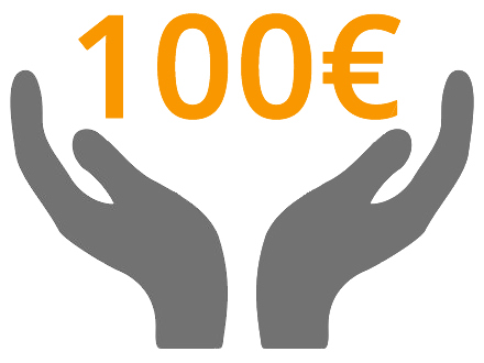 Geldspende 100€