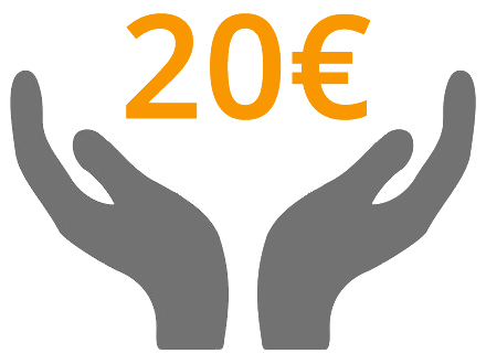 Geldspende 20€