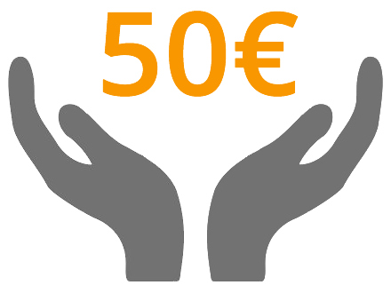 Geldspende 50€